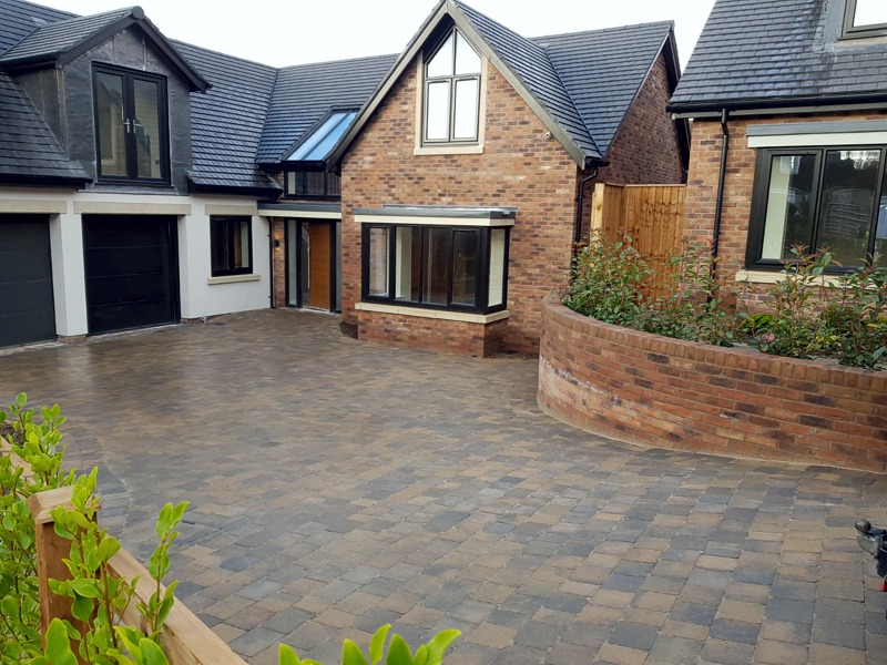 Driveways, block paving, pattern imprint concrete, Chester