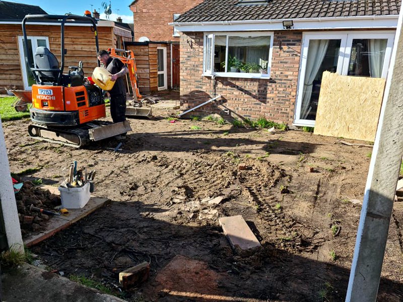 Cestrian landscaping back garden transformation in Chester