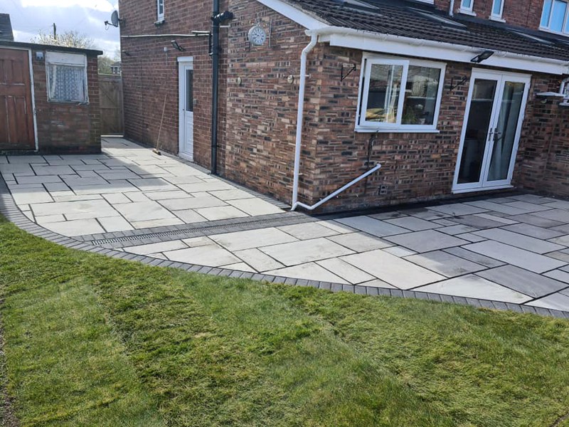 Cestrian landscaping back garden transformation in Chester