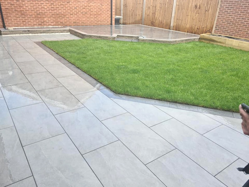 Cestrian Italian Porcelain Patio Project, Cheshire