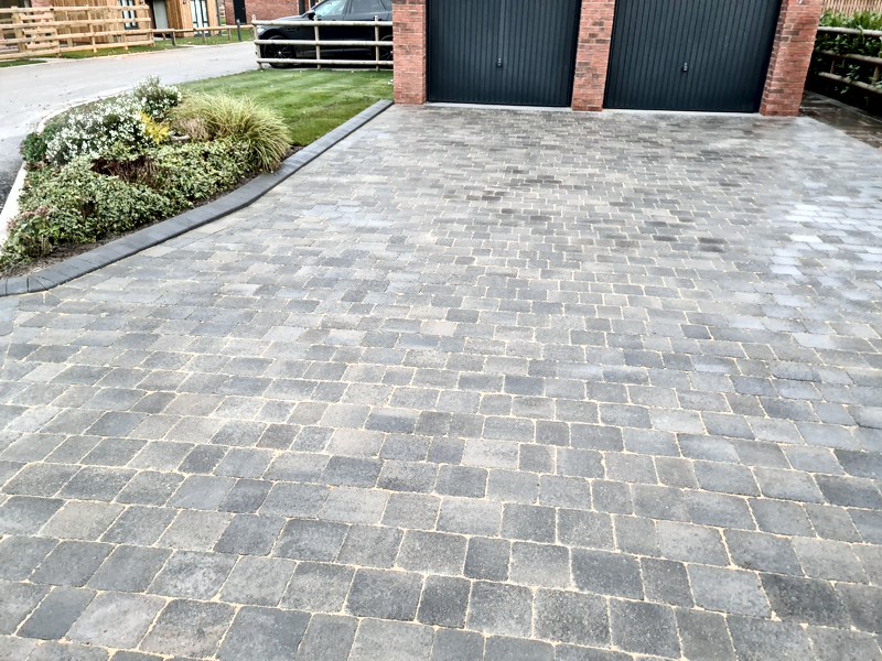 Brett block paving driveway transformation - Cestrian Driveways in Chester